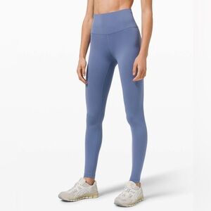 Lululemon Wunder Train High-Rise Tight 25” in Water Drop